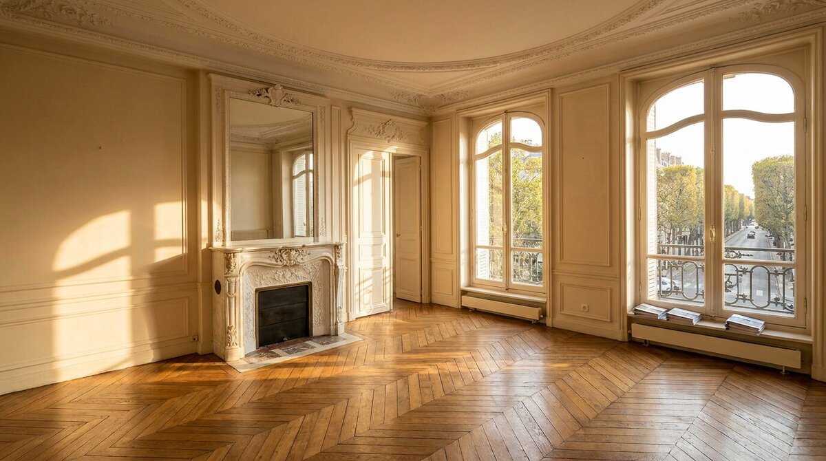 Neuf vs ancien dans le 8e : l'écart de 1 800 €/m² qui crée des fenêtres off market sur l'haussmannien premium